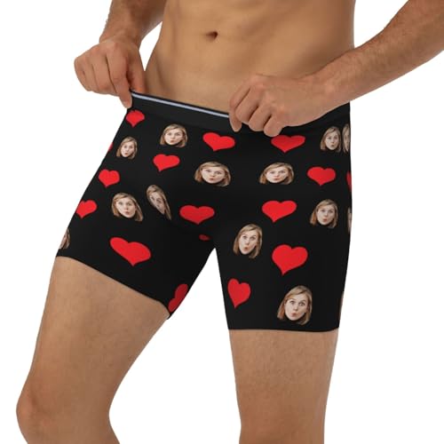 Personalized Boxers for Birthday Christmas,Custom Boxers for Men Boyfriend Gifts Father Husband Shorts3