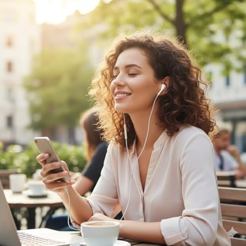 SİLİKON KABLOLU TYPE C KULAKLIK TÜM TYPEC ÇIKIŞLI CİHAZLARA UYUMLU TAK ÇALIŞTIR TAK KULLAN BLUETOOTH GEREKMEZ MÜKEMEL SES BASS TİZ MİKROFON AAA KALİTE !!! TC21 BEYAZ - Görsel 2