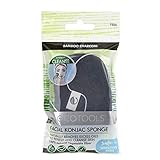 Ecotools, Sponge Facial Konjac Charcoal, 1 Count
