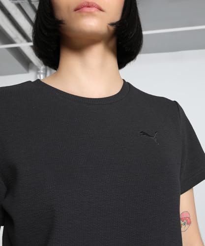 Image of Puma Women's Solid Regular Fit T-Shirt