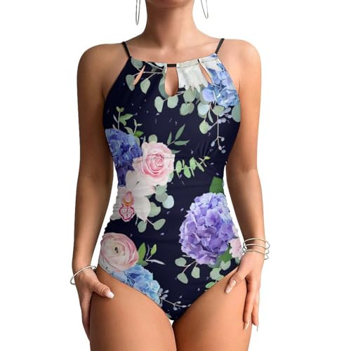 Maillots de bain une pièce femme ventre plat rose violet