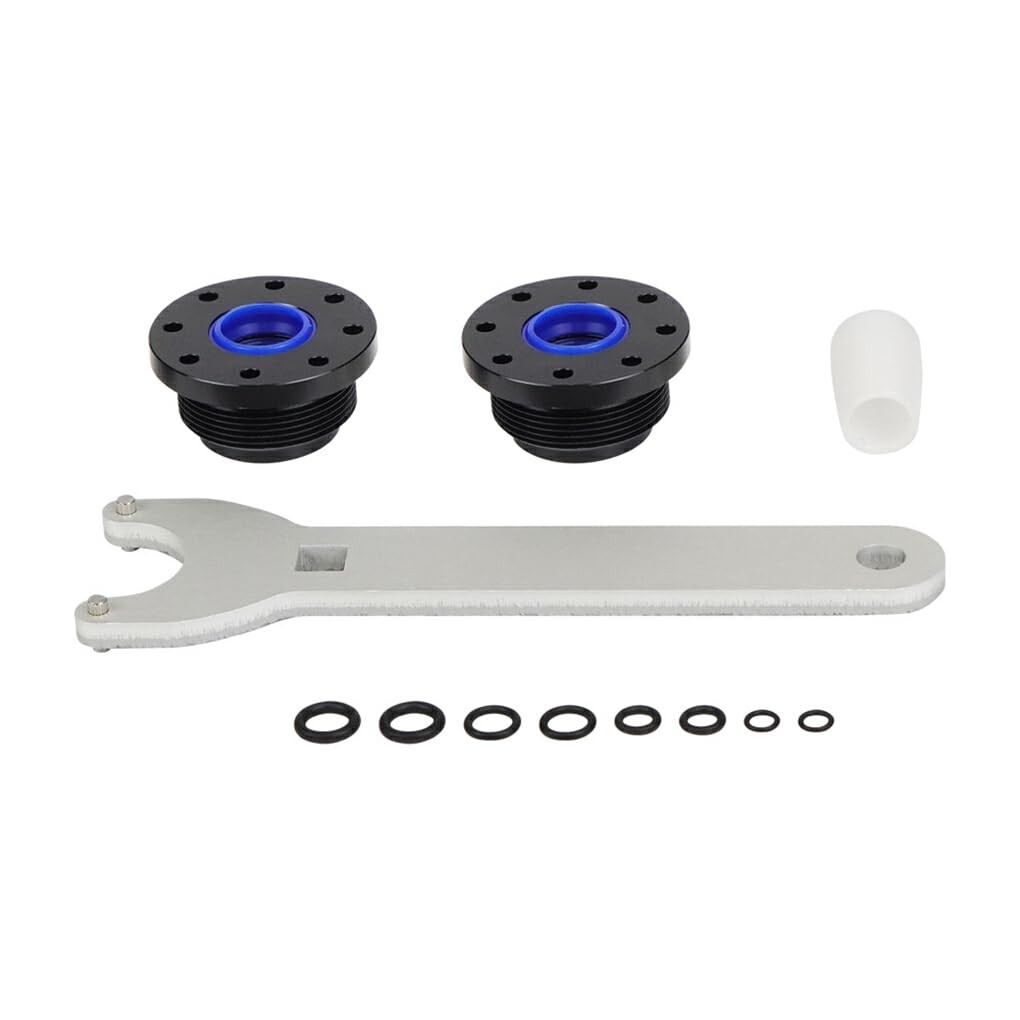 Kit di guarnizioni per cilindro dello sterzo idraulico con montaggio anteriore in metallo con chiave a perno adatta per Seastar Durevole