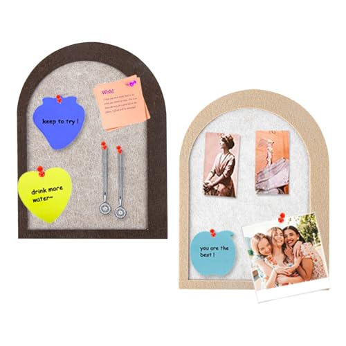 Corcho Pared,Tablero de Corcho Autoadhesivo Material Fieltro,Tablon de Anuncios para Fotos,Notas y Tablón Notas Para el Hogar y la Habitación los Niños,2 Piezas 15 X 20 cm