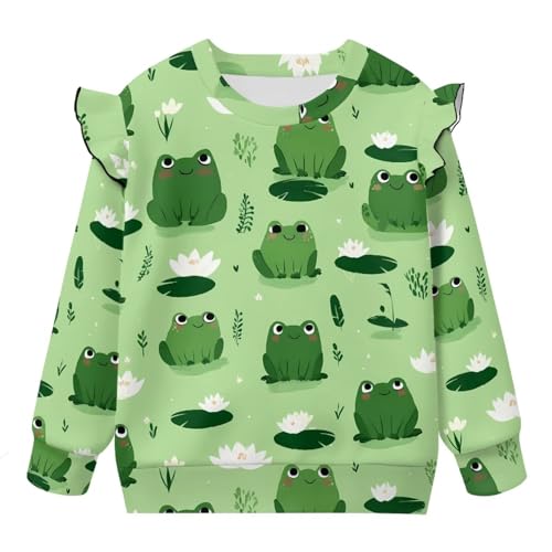 Long Sleeve Sweatshirt for Girls Casual Crew Neck Pullover Tops School Sports Sweatshirts Fall Winter Clothes