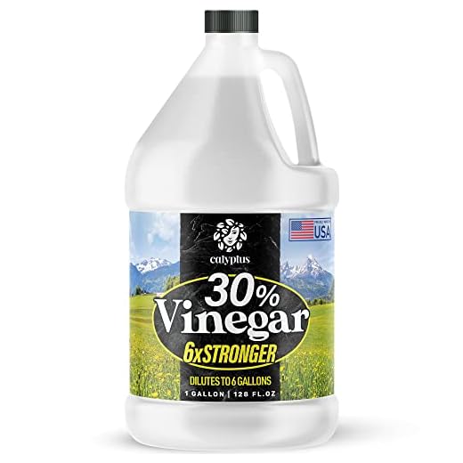 Calyptus 30% Pure Super Concentrated Vinegar | Dilutes to 6 Gallons | 6x Power Vinegar, 1 Gallon