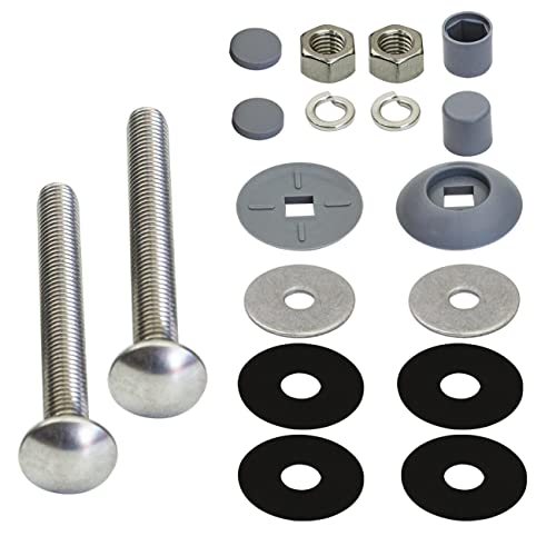 folosem 67-209-911-SS Residential Diving Board Mounting Kit for Two Hole Residential Diving Board4.5 Long Bolt