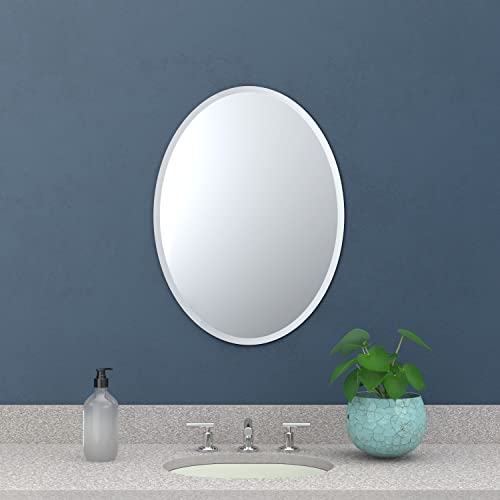 Gatco Beveled Easy Mount Mirror, 26.5" H X 19.5" W, Silver #TOP6