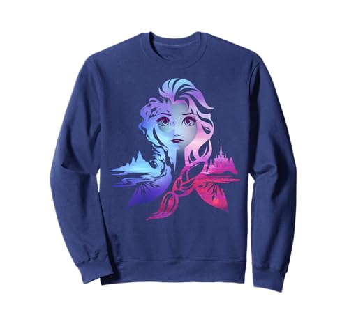 Motif divisé d'Elsa La Reine des neiges pour Disney Sweatshirt