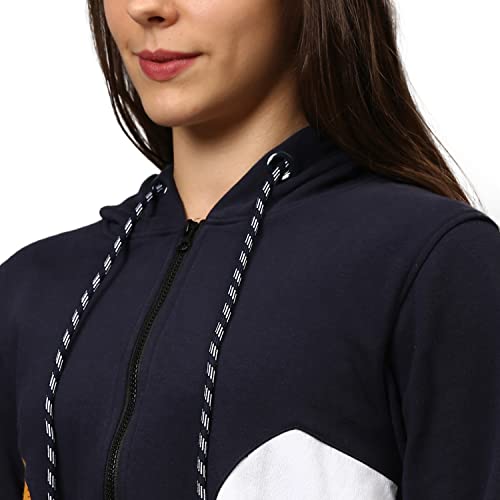 Image of Campus Sutra Cotton Women Hooded Sweatshirt