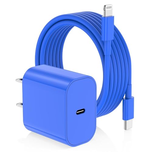 Image of iPhone Fast Charger,Type C Wall Charger Block Plug and 6ft USB C to Lightning Charging Cable Cord Long,Power Adapter Cube Brick Box for Apple iPhone 14 Pro Max /14 Plus /14 /13 /12 Mini /11 /XS Max /XR /iPad