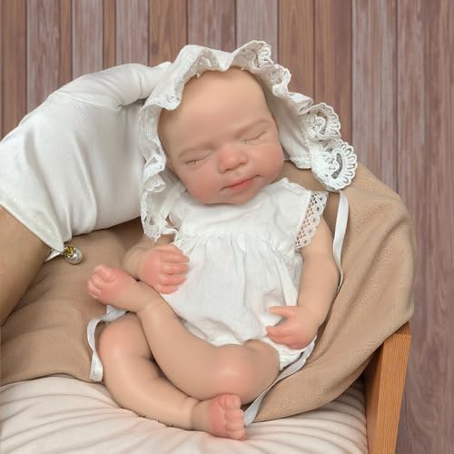 Muñeca de silicona realista 33 cm Abenduot Pascale miniatura 1