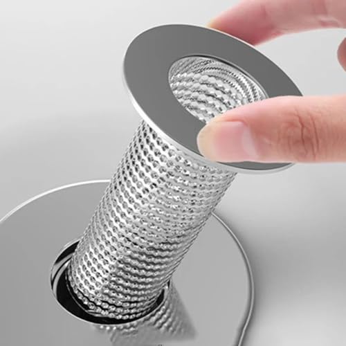 Filtro para desagüe de piso de acero inoxidable estilo corto L