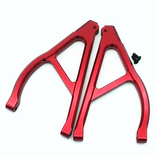 Bras de suspension arrière Traxxas Summit E-Revo 5333 triangle aluminium rouge RC