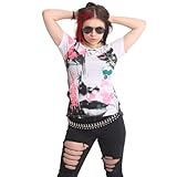 QUALITÄT: Superelastischer Materialmix sowie hochwertige Prints zeichnen unsere T-Shirts aus. Das bedeutet lange Haltbarkeit für deine neue Alltagsgarderobe.