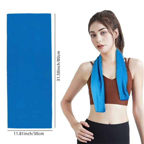 QXCFTW 6pc Gym Towels - Cooling, Sweat & Travel Towels for Neck, Yoga, Outdoor, Golf, Running, Hiking, Sports & Camping - Image 3