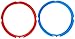 Instant Pot Sealing Ring Mini 3-Qt, Inner Pot Seal Ring, Electric Pressure Cooker Accessories, Non-Toxic, BPA-Free, Replacement Parts, Red/Blue, 2 Count (Pack of 1)