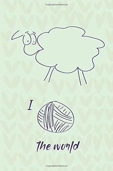 Paperback I wool the world: Knitting Journal Book