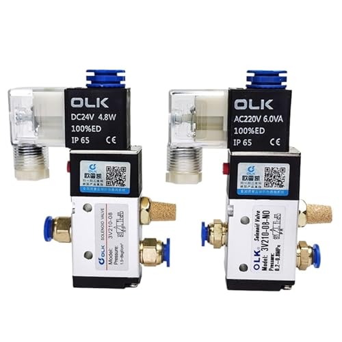 Contrôle de l'air stable par électrovanne 3V210-08 à double position 24V