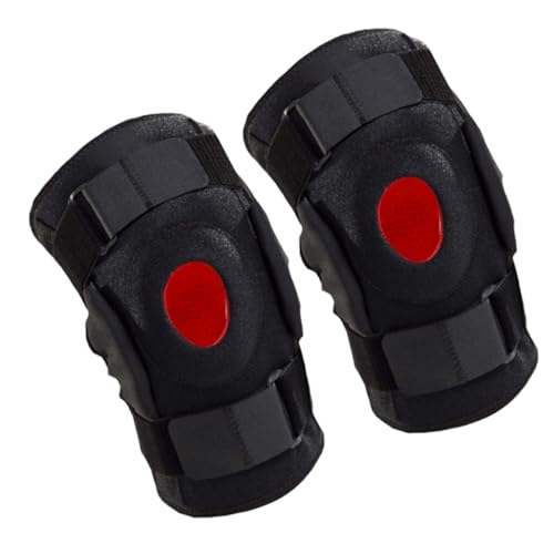 GOOHOCHY 1PC Adjustable Knee Brace Support for Sports Cycling and Outdoor Activities Comfortable Black Knee Pad for Adults