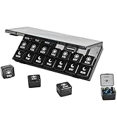 HGDAUJDL Weekly Pill Organizer 3 Times a Day, 21 Compartments Pill Organizer, Moisture Proof 3 Ti...