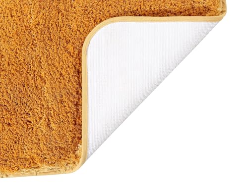 Image of Doormat for Bedroom,Bathroom,Kitchen,Living Room,Home,Entrance,Room,Foot Mats,Floor mat,Main Door,Rug Non Slip Mats,Door Mate,Floor Mat Soft Door Matt (Bedroom Mat Gold Rug)