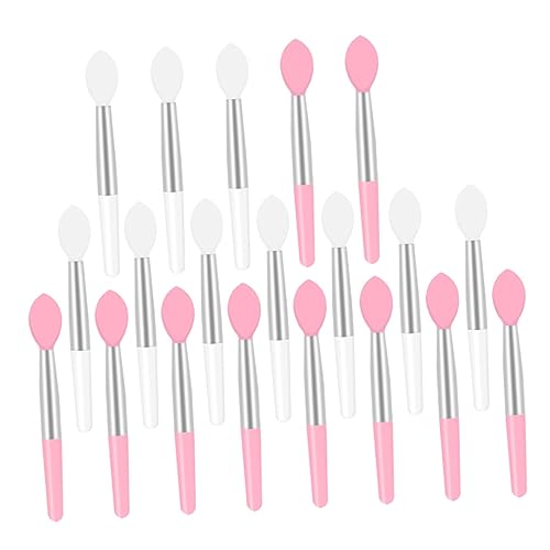 Aplicador de cepillo de cejas y labios de silicona POPETPOP para cosmética facial