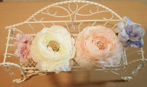 Amazon.co.jp: ワイヤーベンチL（アレンジ容器・フラワーベース