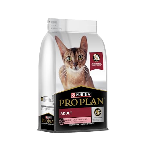 Image of PRO Plan Adult Cat Dry Food with Salmon & Tuna, 1.2kg Pack