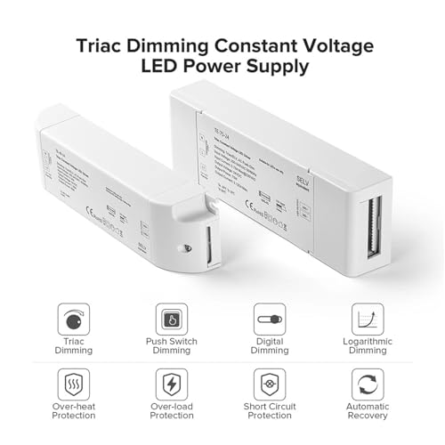 Transformateur LED 24V 75W graduable pour ruban FCOB