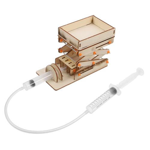 Cabilock Plataforma elevadora hidráulica para gato de laboratório kit de ciência educativa materiais de madeira