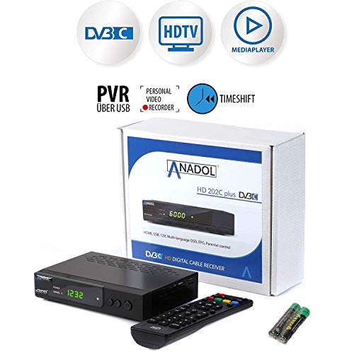 Anadol Ricevitore HD 202c Plus con audio AAC-LC