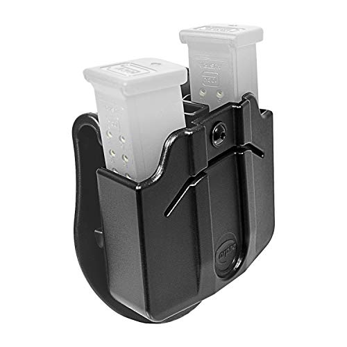 Orpaz Glock Magazine Holster Double Stack Double Mag Case & Mag Pouch for Glock