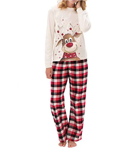 Wephupsho R7-ZJ4AABBH-VV17 Family Christmas Pjs Matching Sets Baby Christmas Matching Jammies thumb #2