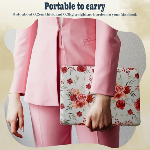 Funda MacBook Pro 16 modelo A2141 rosa con protector teclado y bolsa 2