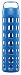 Ello Pure BPA-Free Glass Water Bottle with Lid, Blue Squares, 20 oz.