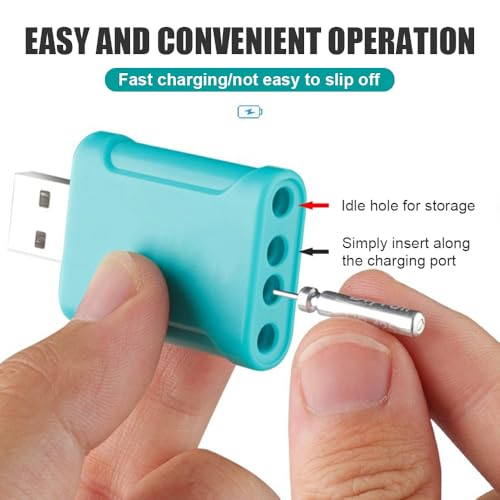 7 Stück CR 425 LED Posen Angeln Batterie, Afenau 3.7 V Aufladbar Akku für Angelposen, USB Wiederaufladbare CR425 Angelposen Akku mit Ladegerät, Angel Zubehör für Knicklichter Angeln