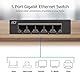ACT 5 Port Netzwerkswitch, 5 Port Gigabit Ethernet Switch, Port LEDs, 1000Mbps LAN Switch, Metallgehäuse - AC4415