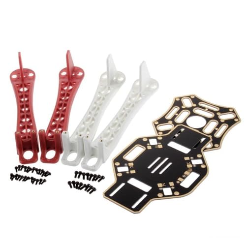 Image of F450 Q450 Quadcopter Frame Kit with Integrated PCB for ESC Connections, Durable Glass Fiber and Nylon Arms, Lightweight Multi-Rotor Drone Frame for DIY Drone Builders