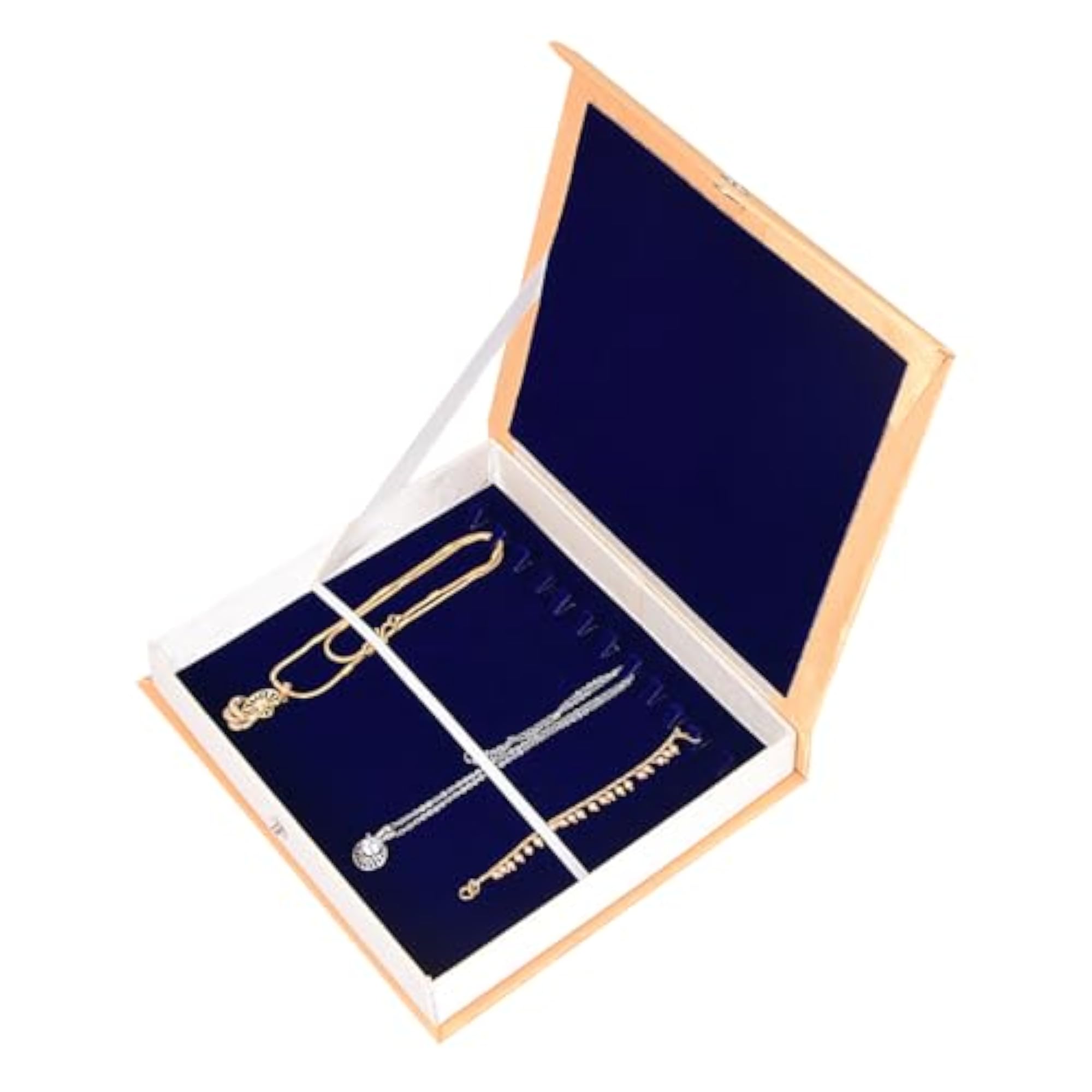 Blue Chain Box, Chain Holder Box for Organising Chains