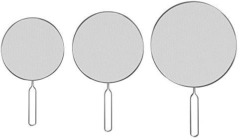 Classic Cuisine Splatter Screen Guards, small, medium and large, Stainless Steel