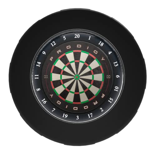Prodigy Automatic Scoring Bristle Dartboard System - Automatic Scoring, Authentic Steel Tip Play, App Software, LED