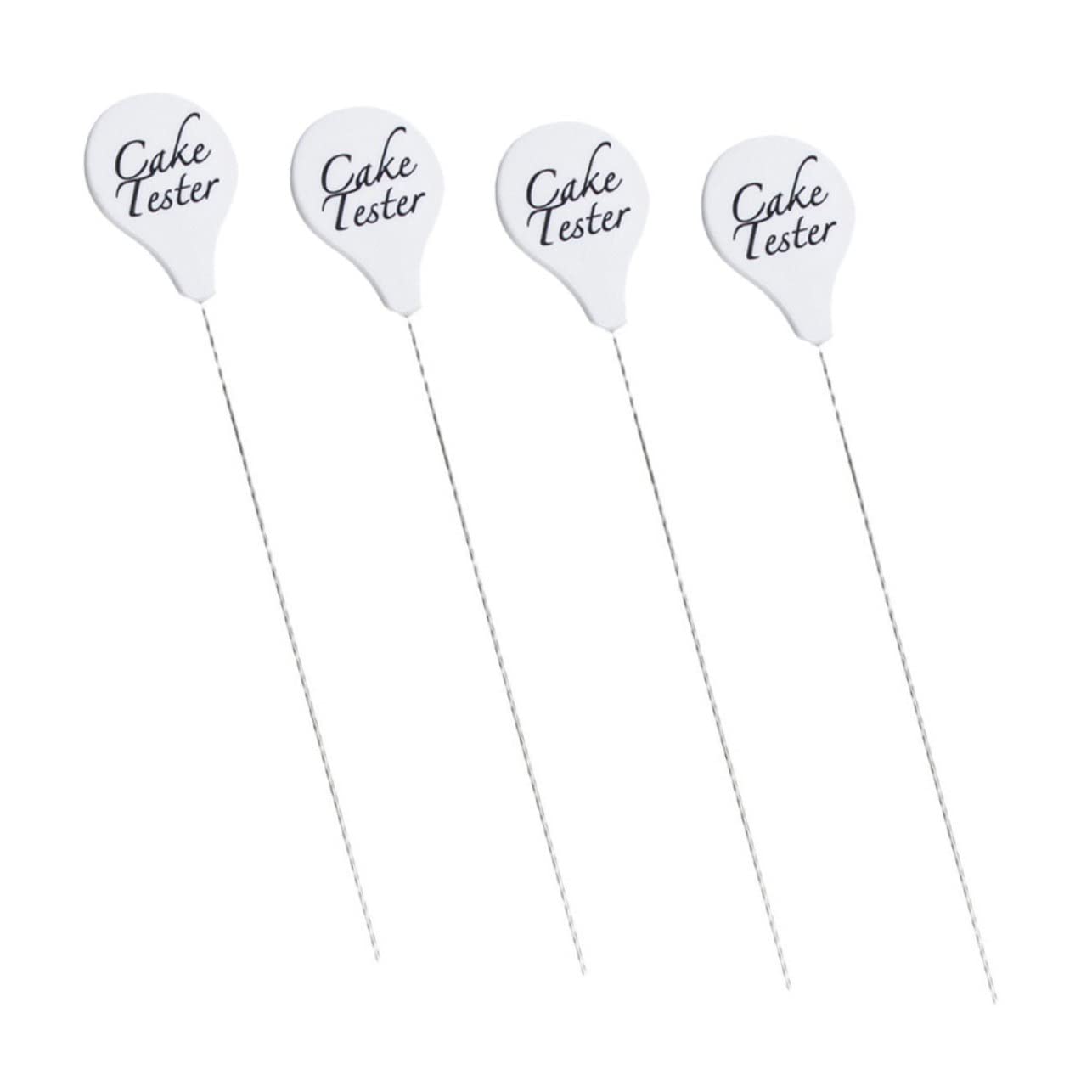DECHOUS Ergonomic Handle Cake Tester Needles 4pcs Set Stainless Steel Multi-use Baking Tool