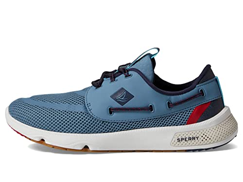 Sperry Men's 7 Seas 3-Eye Sneaker, Blue, 9 #TOP12