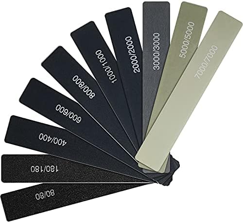 50 Pieces Sanding Sticks for Plastic Models Model Sanding Sticks Buffing Polishing Paint Sticks Assorted Metal and Wood Tools Accessory for Model Craft Amateur and Beginner
