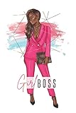 Girl Boss Notebook: Stylish Lined Notebook for African American Female Bosses (Bossy Girl Books Cute Black Woman Boss Notebooks and Journals)