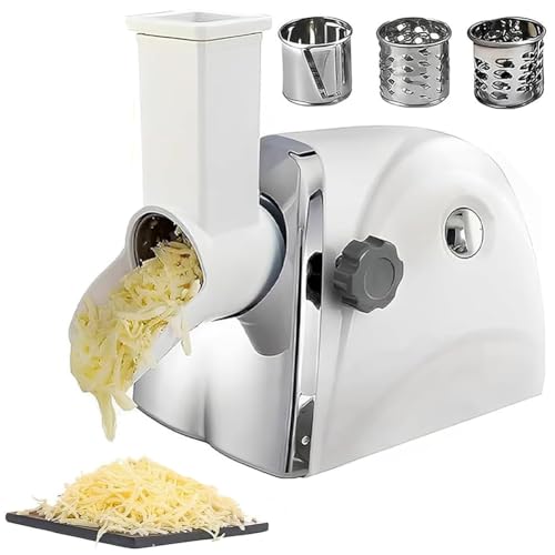 電動チーズおろし器、プロ仕様回転式チーズシュレッダー、電動多機能野菜スライサー、クイックシュレッドチーズグラインダー、サラダシェイカー(Food grade ABS)