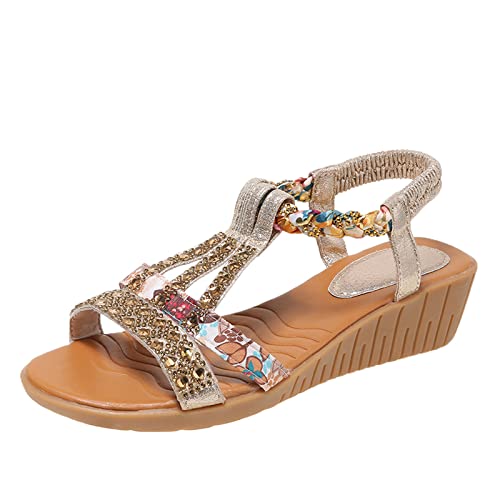 Sandale orthopédique femme strass pour vos promenades et soirées d'été
