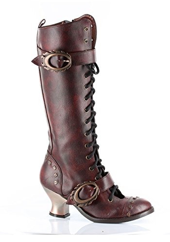 Hades Footwear Women's Vintage Boot Burgundy