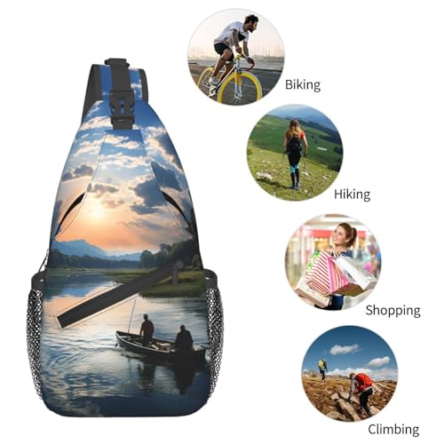 Mochila tipo bandolera pequeña para mujeres y hombres miniatura 6