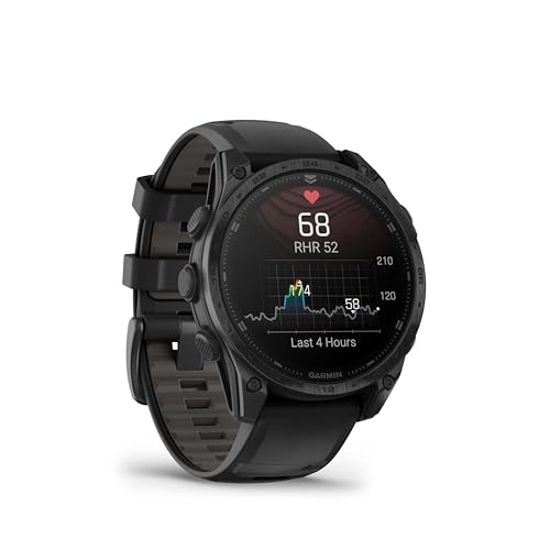 Image of Garmin tactix 8 47mm, AMOLED Display, Premium Tactical GPS Smartwatch, Includes Applied Ballistics Ultralight Solver, Renewed